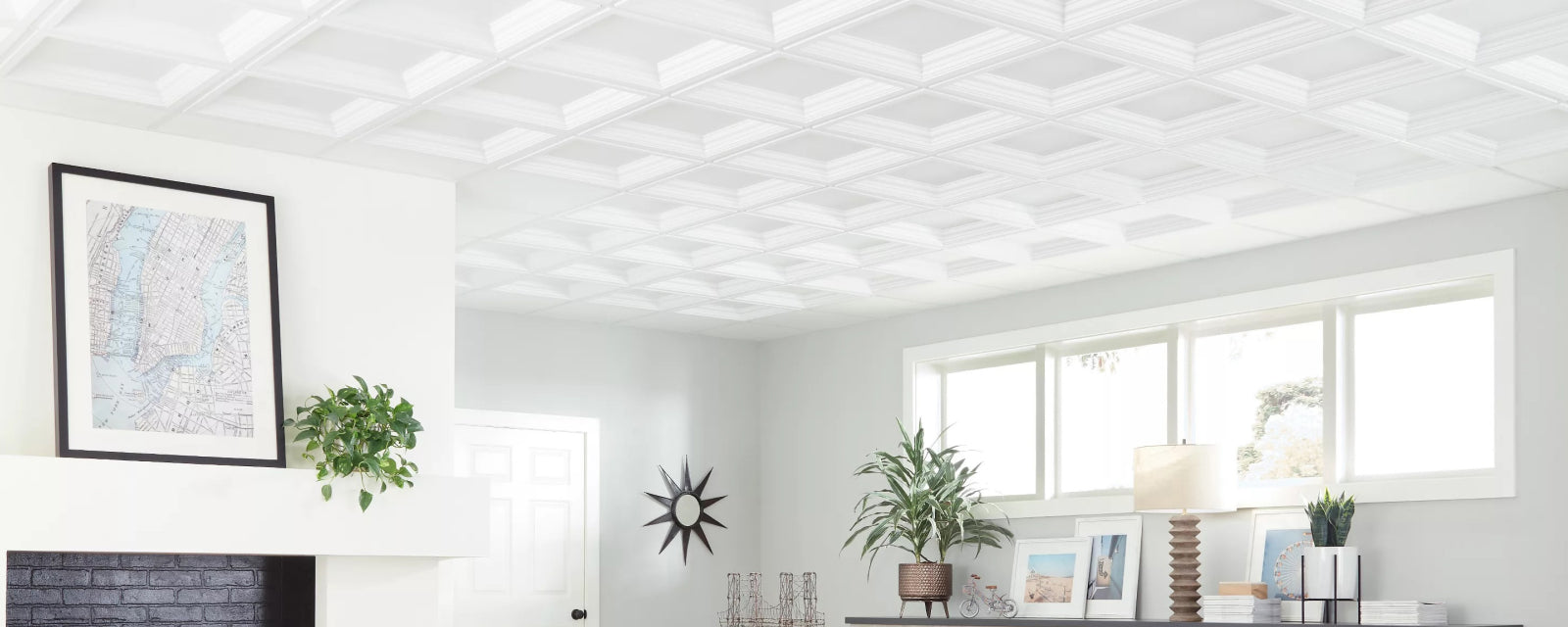 Drop ceiling design ideas