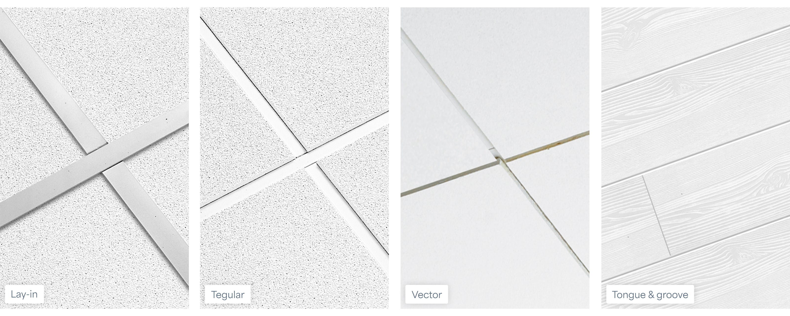 4 Ceiling Tile Edge Types Explained