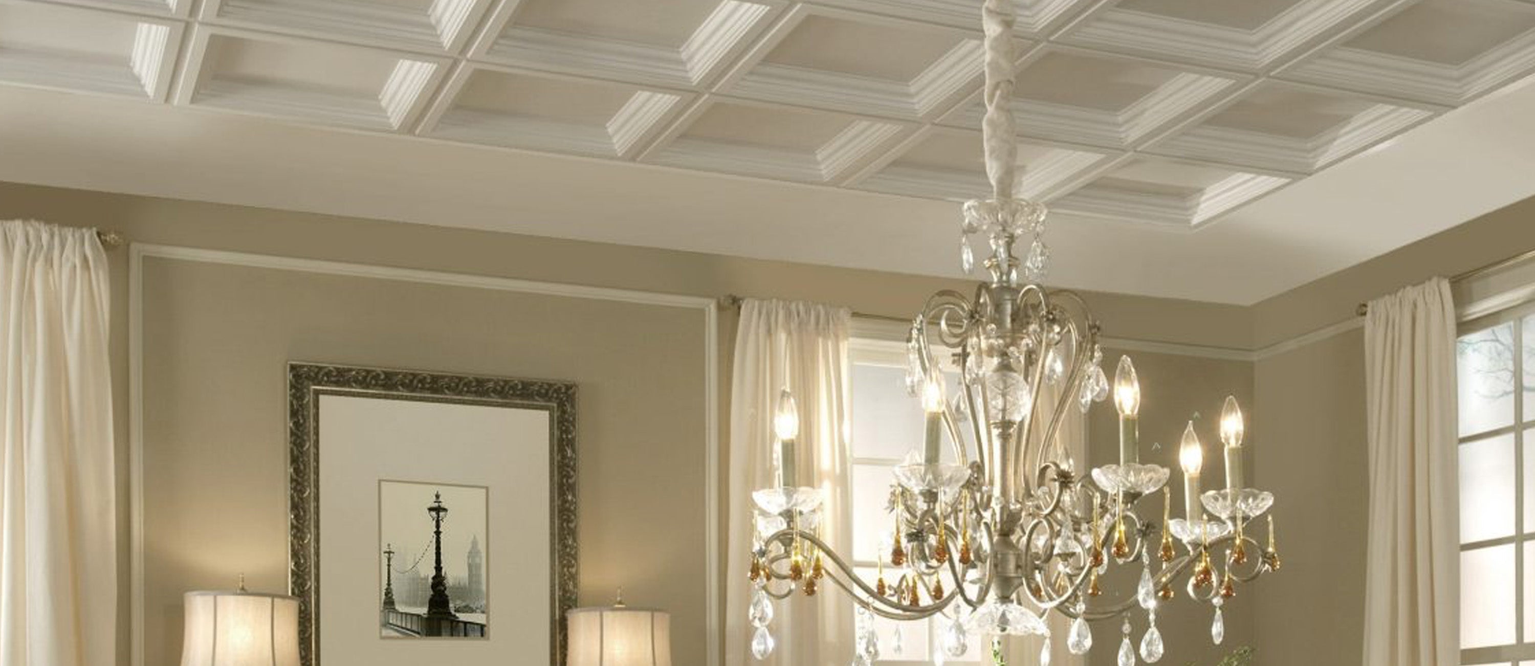 A coffered ceiling guide