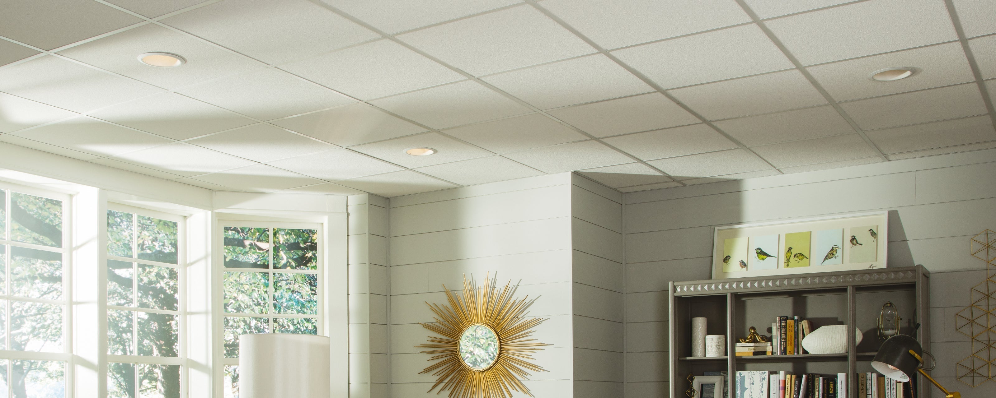 Get the look of knock down texture on your ceilings without the mess