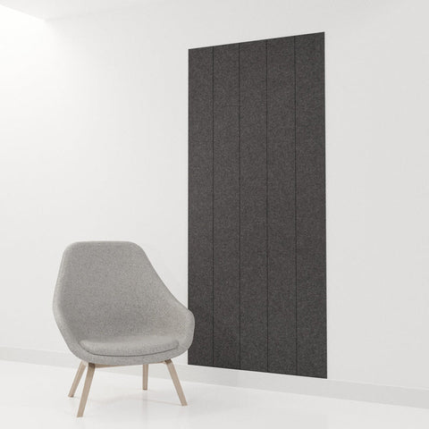 Hush Clad Acoustic Wall Panels - Vim Wide Vertical