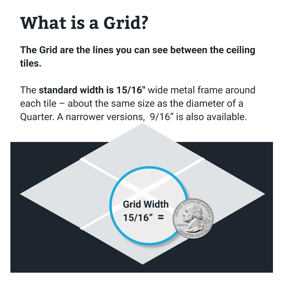 Buy PRELUDE Plus XL Stainless Steel 15/16" Exposed Tee Ceiling Grid ...